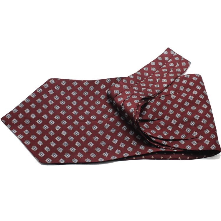 Modischer, doppelseitig bedruckter Halsschal aus Maulbeerseide im Paisley-Muster für Herren_voghion.com