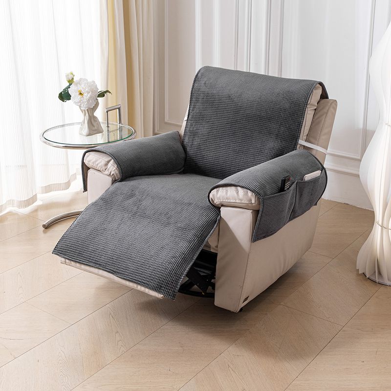 Sofabezug aus Maisfleece – universell passender, dehnbarer Sofaschutz mit rutschfester Unterseite, maschinenwaschbar (Beige, Grau, Braun)_voghion.com