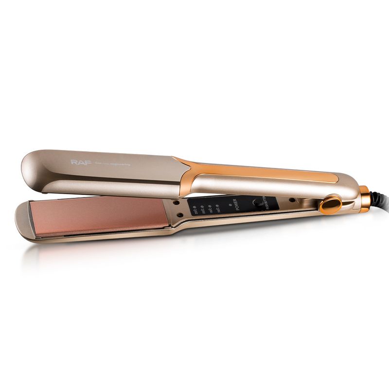 Piastra riscaldante per capelli lisciante RAF, piastra standard portatile, soffice, facile da trasportare, ferro arricciacapelli multifunzionale_voghion.com