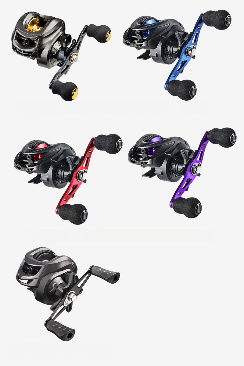 Chiren AK Baitcasting Línea Antiexplosión Carrete de Pesca de Lanzamiento Largo_voghion.com