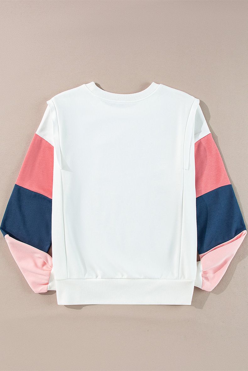 Autumn New Pullover Round Neck Long Sleeve Top Casual Style Multi-color Printed Sweatshirt For Women_voghion.com