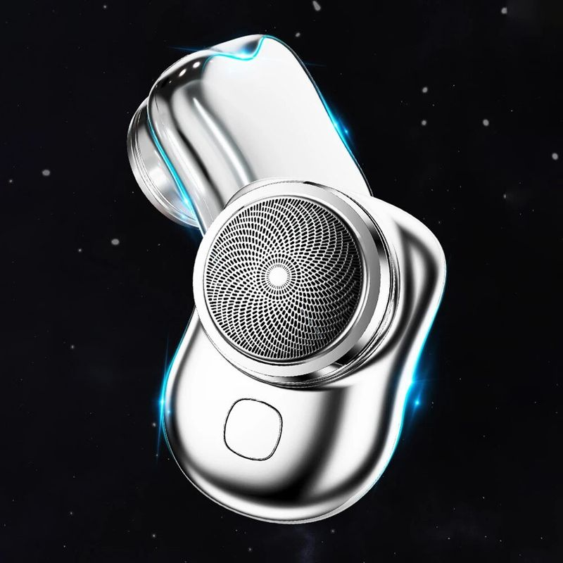 1pc Mini upgraded with 6-blade portable mini charging travel electric shaver for men's shavers_voghion.com
