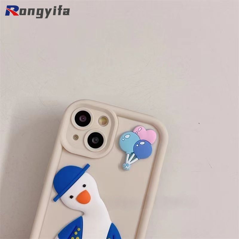 Coque de téléphone avec cordon court et motif canard mignon pour Xiaomi 15, 14T Pro, 14 Ultra, 11T Pro, Redmi 14C, K70 Ultra, Poco X3 Pro, X3 NFC_voghion.com