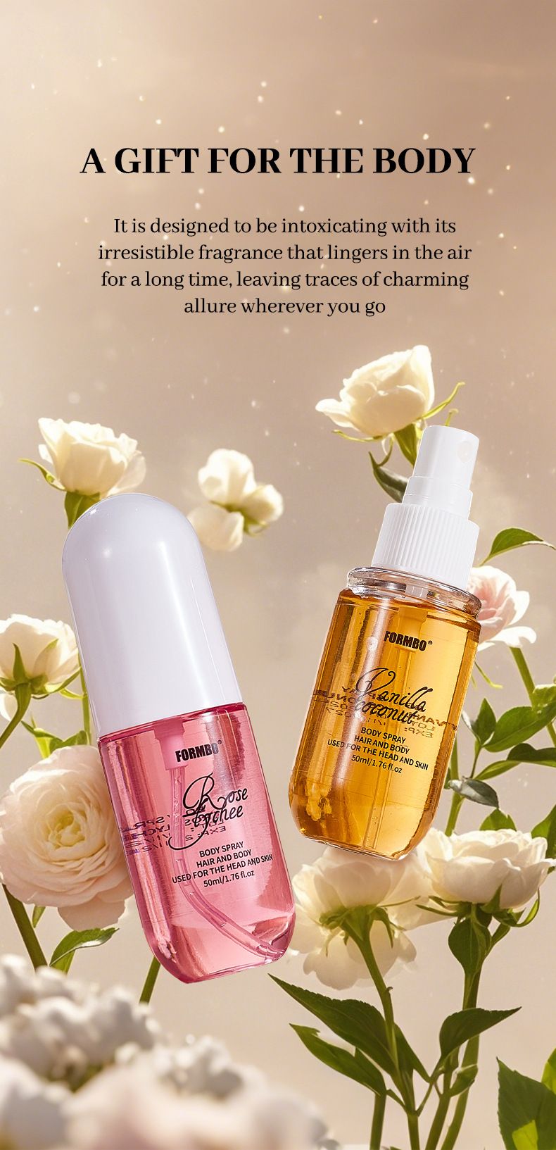 FORMBO Body Spray Lasting Fragrance Middle Eastern Men's Perfume_voghion.com