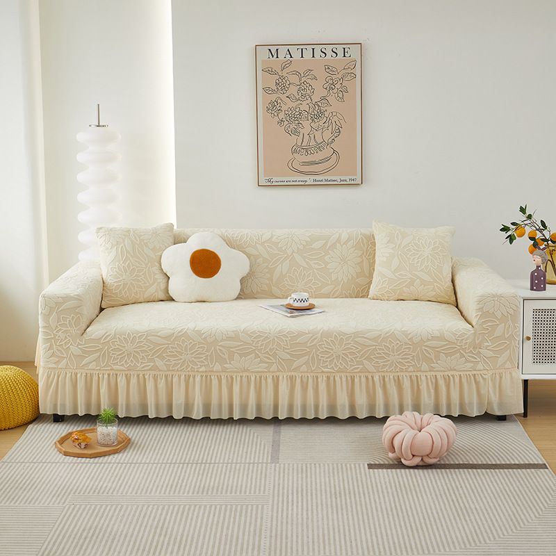 Camellia Rock Schutz Sofabezug All Inclusive Universalbezug Universal Gerader Sofabezug Neu 2024 Bezugsstoff_voghion.com