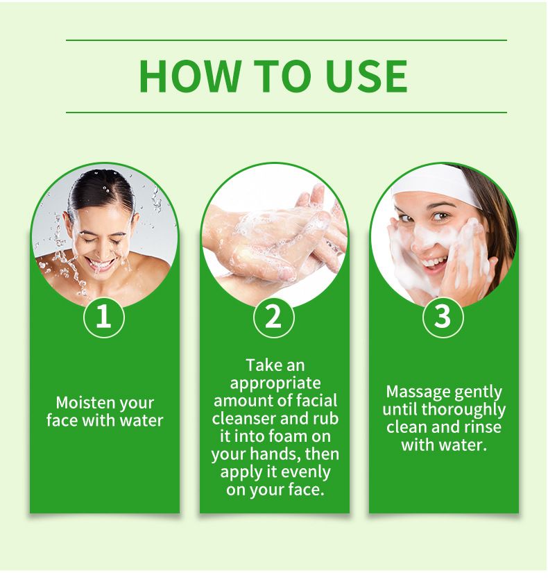 Detergenti DETERGENTE VISO PER ACNE Detergente per acne Detergente idratante Prodotti per la cura della pelle_voghion.com