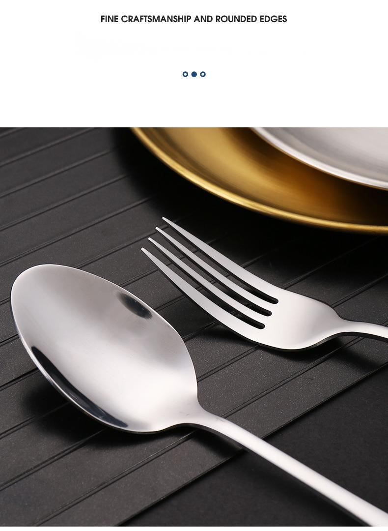 Outdoor Edelstahl Besteck Set Tragbare Reise Camping High-end BBQ Platte Lebensmittel Zange Messer Gabel Löffel_voghion.com