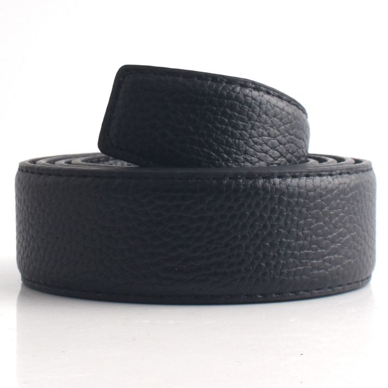 Men's Two-Layer Cowhide Belt - Automatic Buckle, Casual & Formal Leather Belt For Trousers_voghion.com
