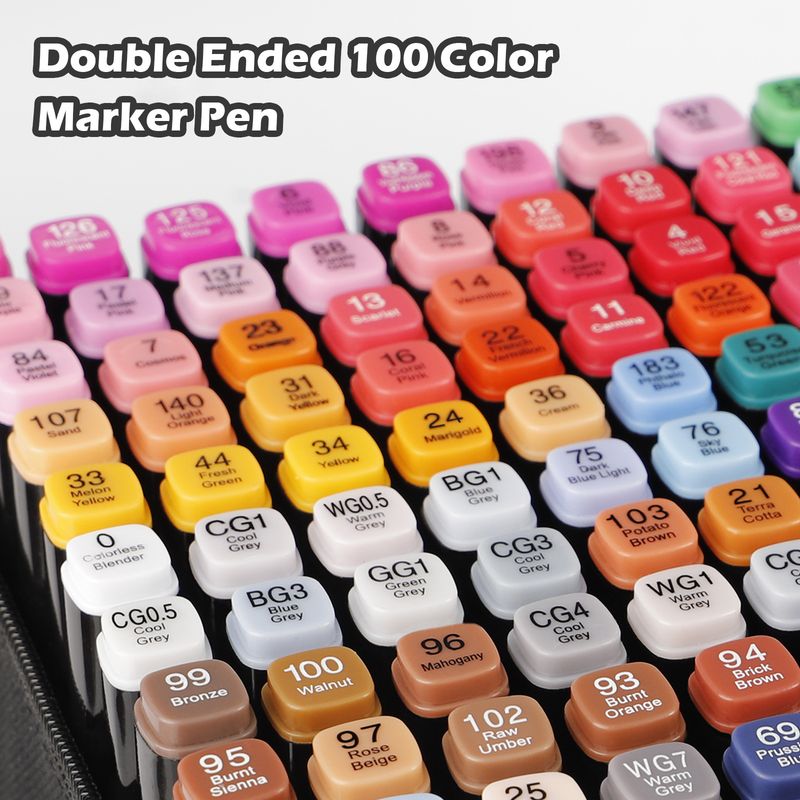 Oil Based Marker Pen Marker Pen Large Capacity Oil Based Marker Pen Quick Drying Black Red Blue Marker Pen Wholesale_voghion.com
