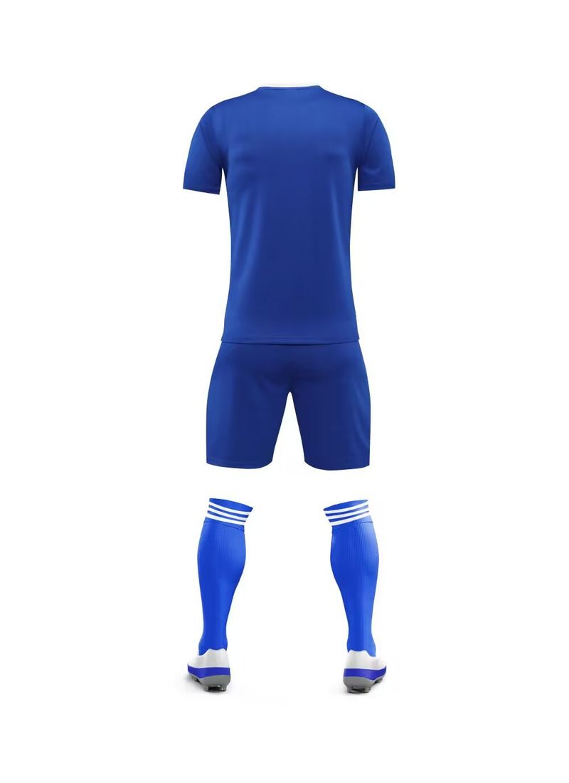 Speed Traiig Suit, Short Sleeved Shirt, Pritable Football Suit Set, Sweat Absorbig Breathable For Adults Ad_voghion.com