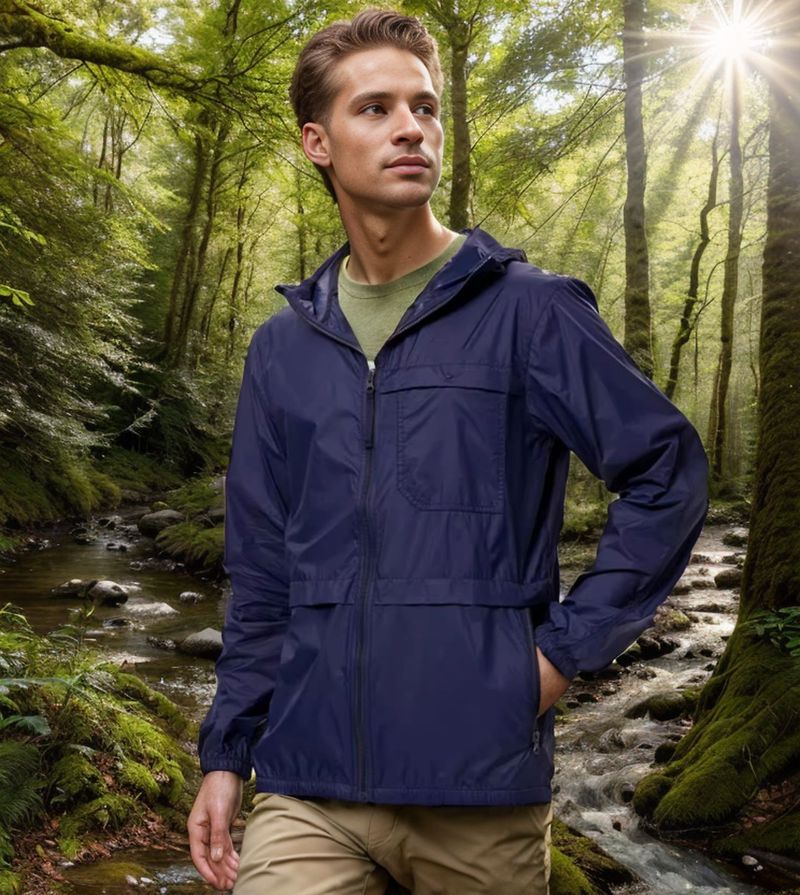 2025 Zomer Cross-Border Effen Kleur Capuchon Heren Sport Zonbescherming Casual Jas_voghion.com