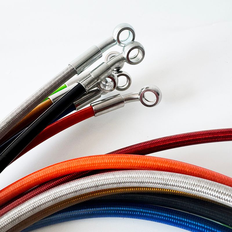Tubo idraulico in acciaio inossidabile per olio per frizione freno migliorato da 10 cm a 500 cm con più colori tra cui scegliere_voghion.com