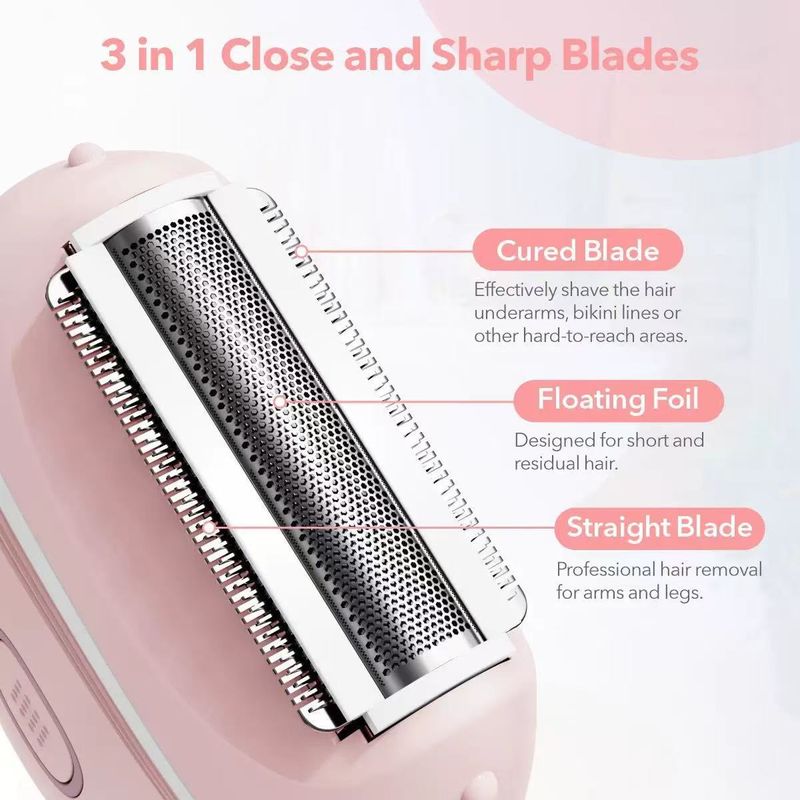 Epilator New Electric Women's Shaver Rechargeable Model Private Body Underarm Rechargeable Shaver Leg Epilator_voghion.com