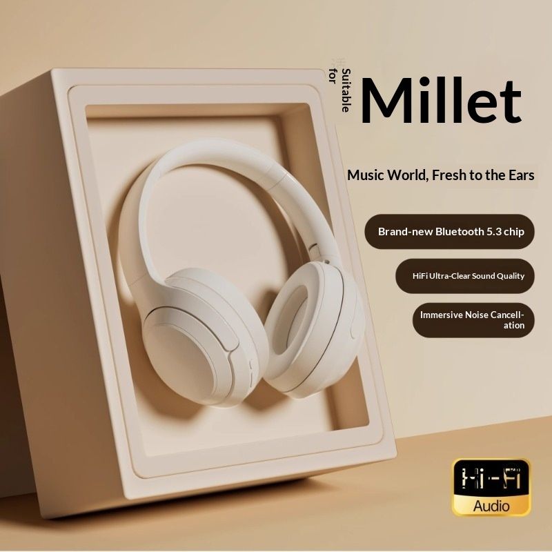 Digitex Digitex 2024 New Over-Ear Wireless Bluetooth Headphones Wired Microphone For Computers, Compatible With Sony Xiaomi 1456_voghion.com