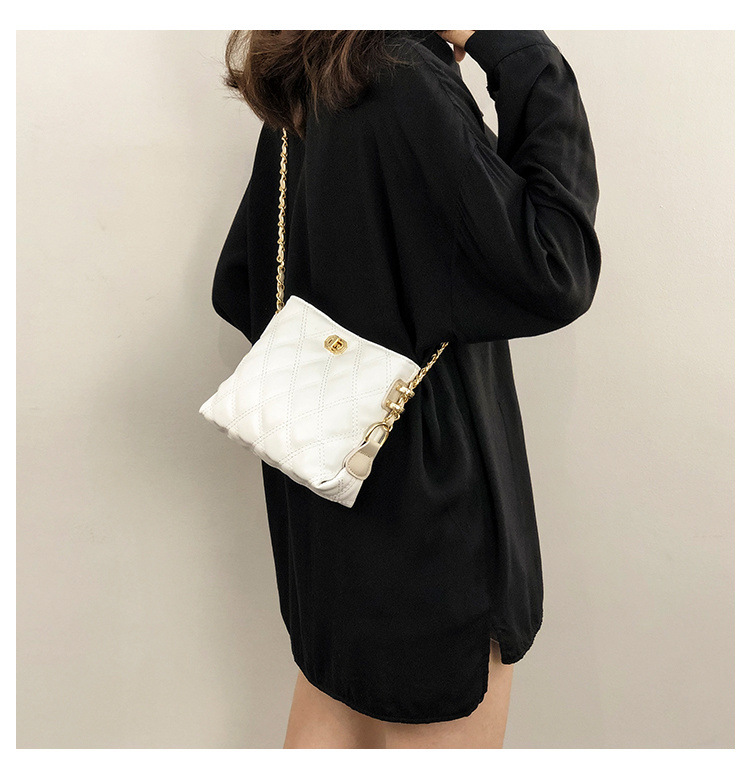 Bolso bandolera pequeño de estilo occidental, versátil, con cadena, estilo Instagram, para mujer (2024)_voghion.com