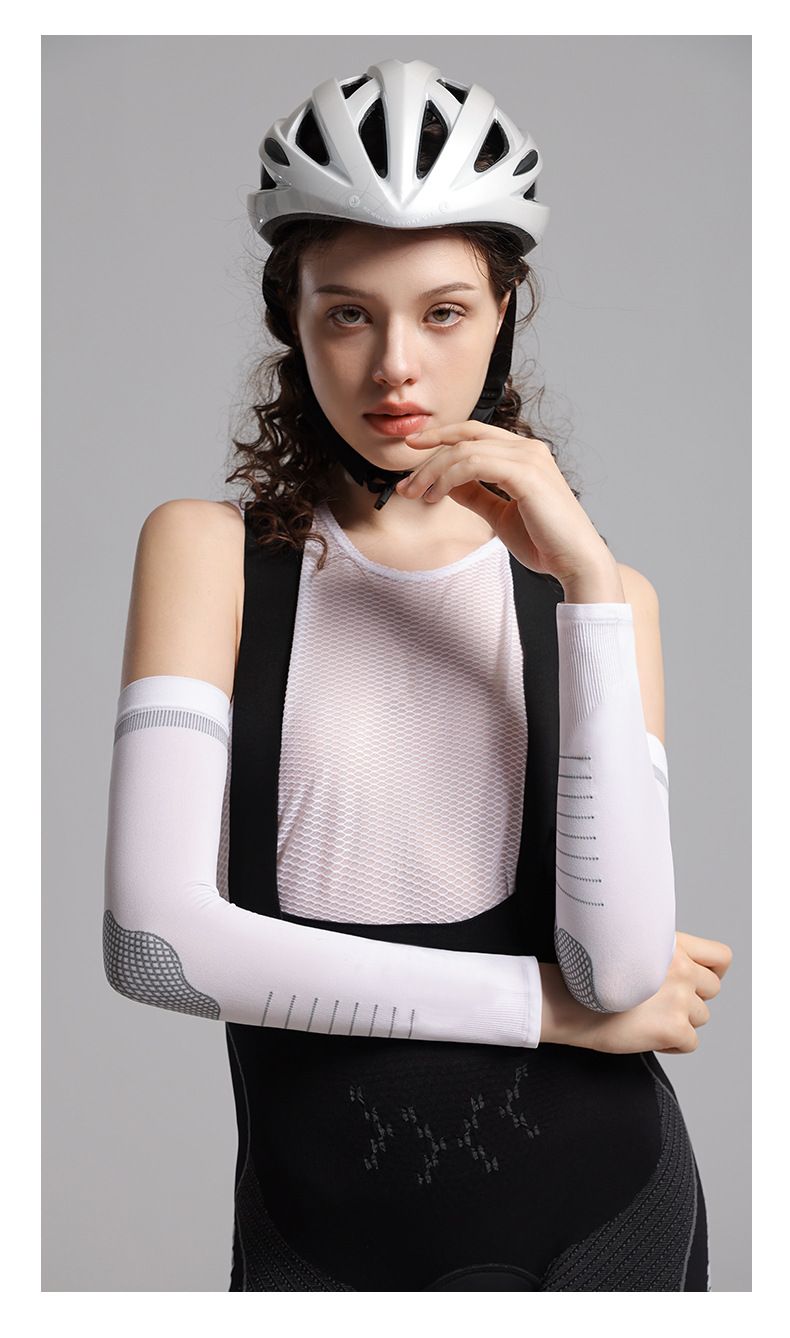 Manchons de protection solaire pour hommes et femmes, pour la conduite, la pêche, le cyclisme sur route, le sport, sans couture, en soie glacée, pour l'été_voghion.com