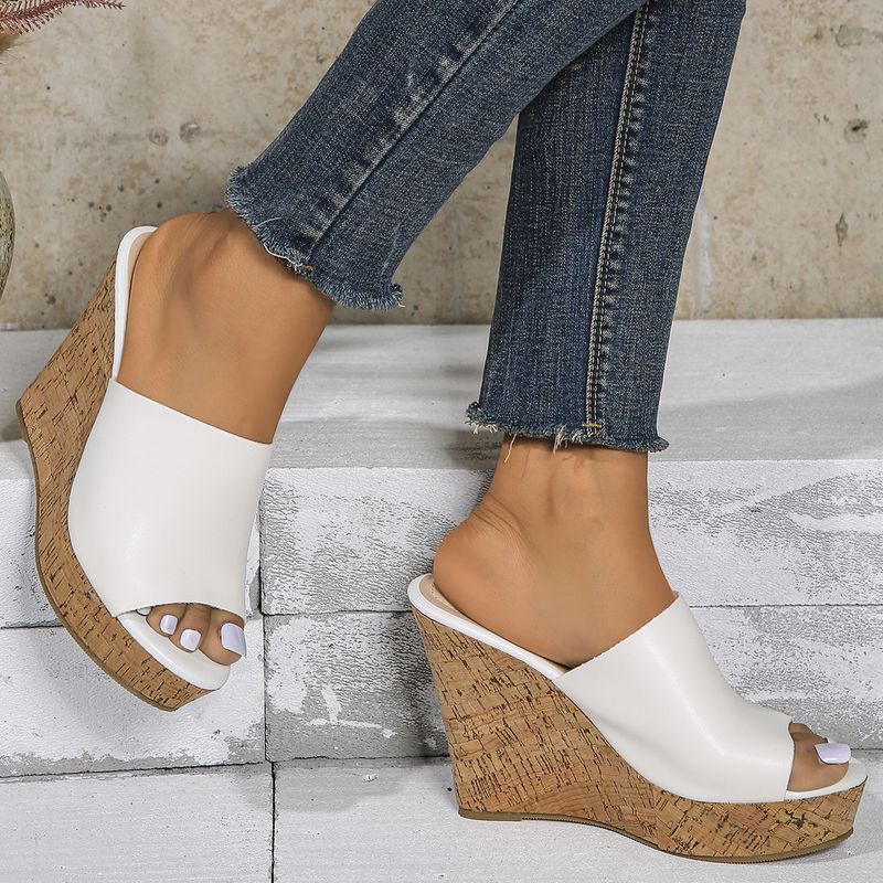 Neu Plattform Plattform Muffin Erhöhen frauen Sandalen Hausschuhe_voghion.com