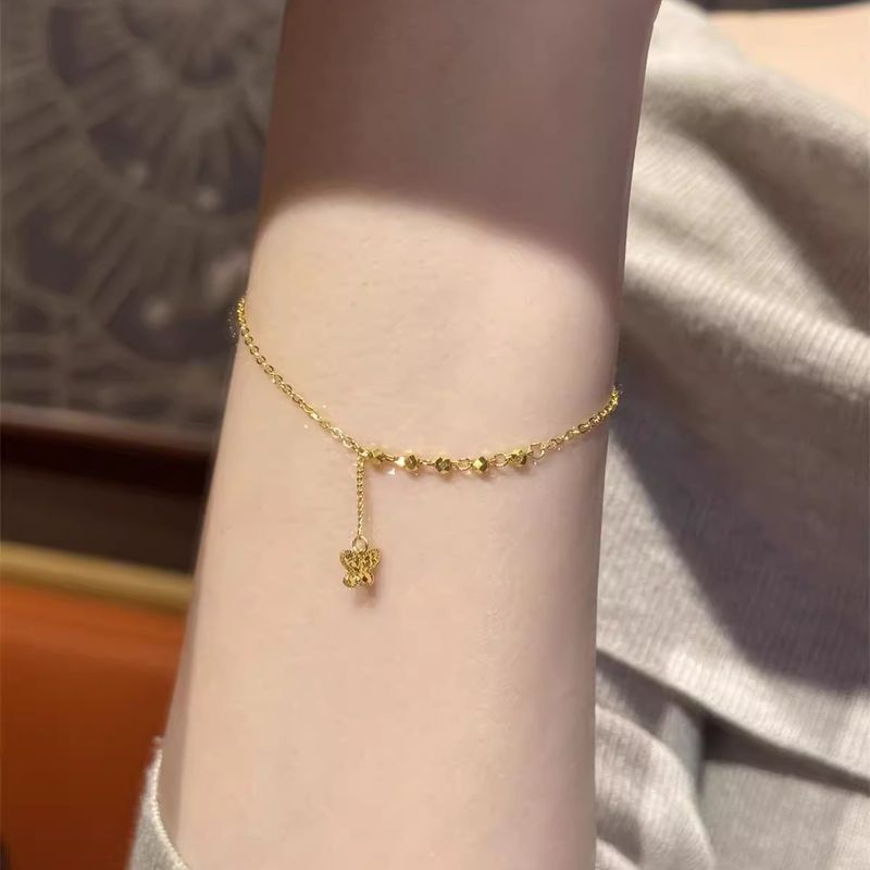 Traditional Flashing Ice Butterfly Bracelet Light Luxury Niche Exquisite High-end New Design Versatile Jewelry_voghion.com