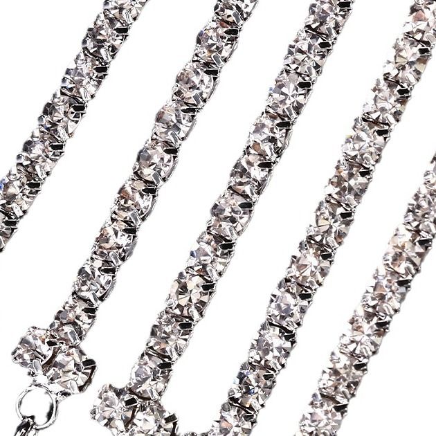 Braccialetto con strass hip-hop spettrale per Halloween, unico nel suo genere_voghion.com