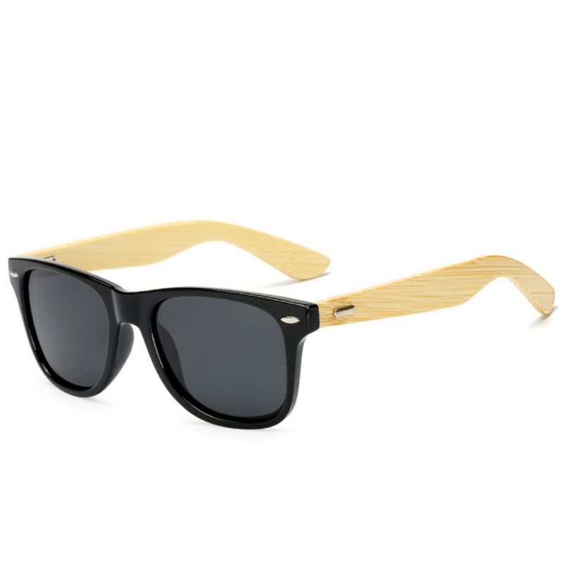 Occhiali da sole da guida con rivetti quadrati e personalità, nuovi, in bambù_voghion.com