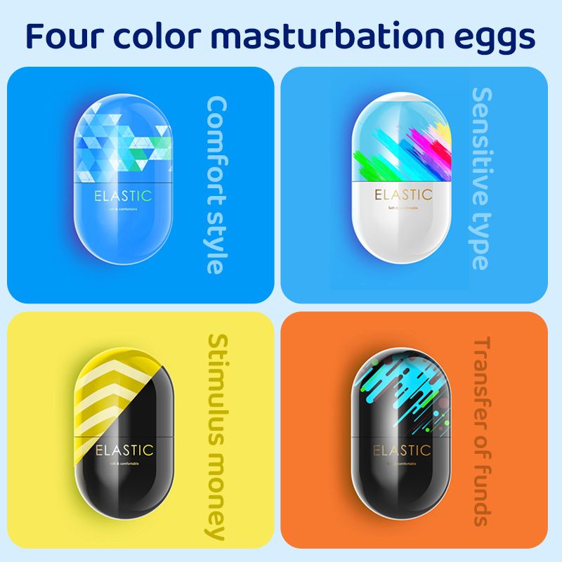 Manual Aircraft Cup Colorful Capsule Portable Device Male Masturbation Exercise JJ Trainer Adult Sexual Products_voghion.com
