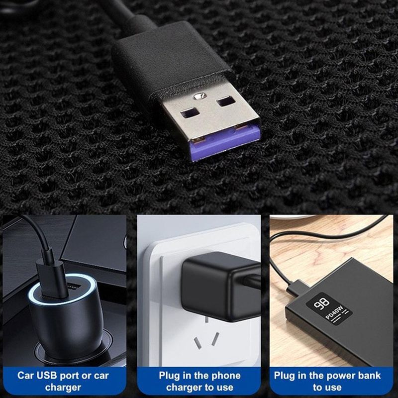 General Motors Cool Ventiléiert, Atmungsaktiv an Hëtztofleedung, Heem USB Ventilator Sëtzkëssen, Auto Äis Seid Killpad_voghion.com