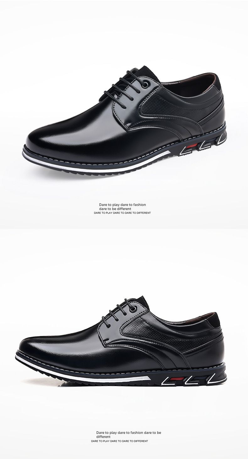 Mildon 9901 cross-border men's leather shoes men's large size 38-48 work Fashion OPP bag packaging without shoe box_voghion.com