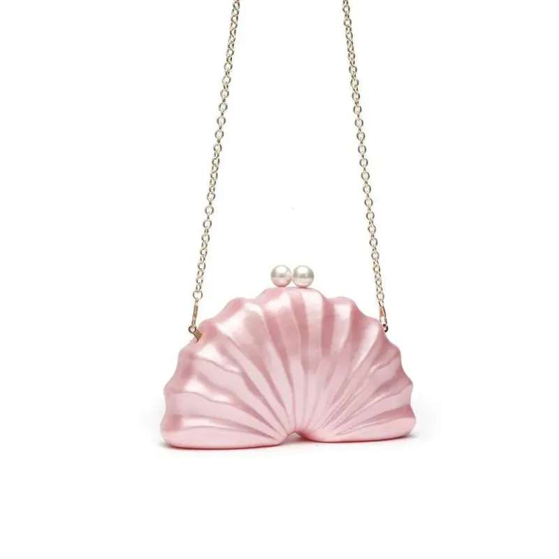 Borse di alta qualità 2024, pochette in acrilico con conchiglia, borsa a tracolla da donna unica per matrimoni, feste e serate_voghion.com