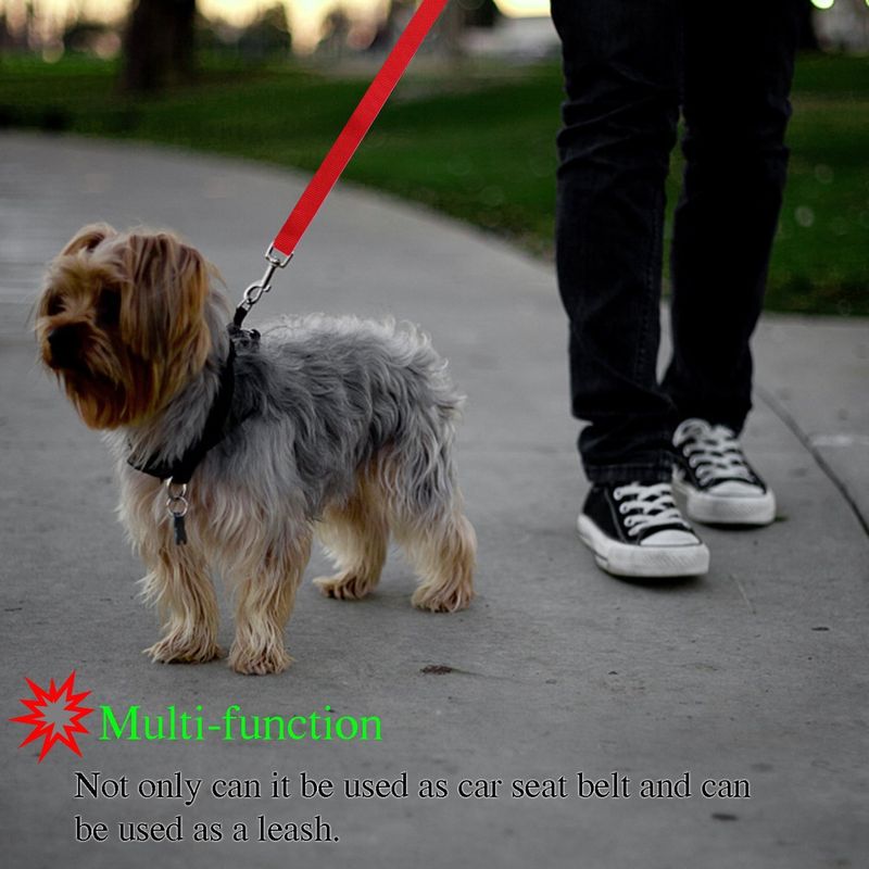Sicherheitsleine Haustier Auto Gurt Set Sitz Typ Vier Farben Einstellbare Länge Hund Seil_voghion.com