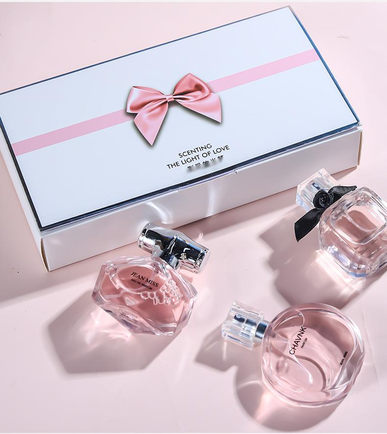 2024 New Perfume City Yixiang Brand Heart Language Gift Box Women's Perfume Set Durable Fragrance Popular Vietnam Perfume_voghion.com