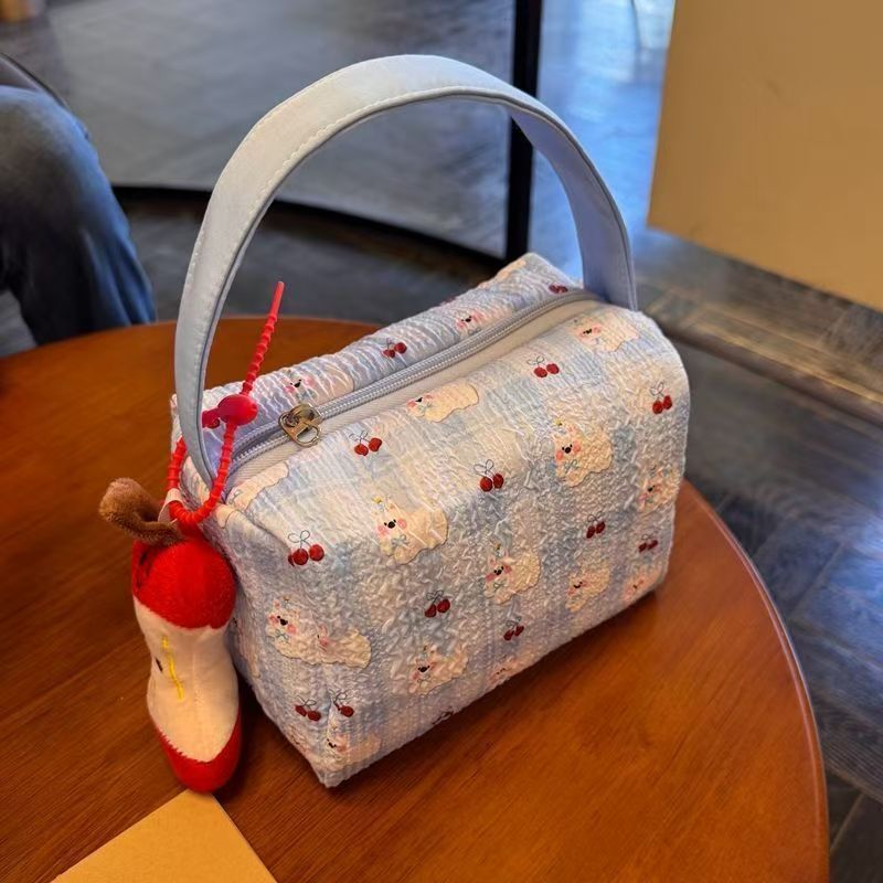 2025 New Storage Bag Large Capacity Portable Toiletry Bag Travel Makeup Handbag_voghion.com