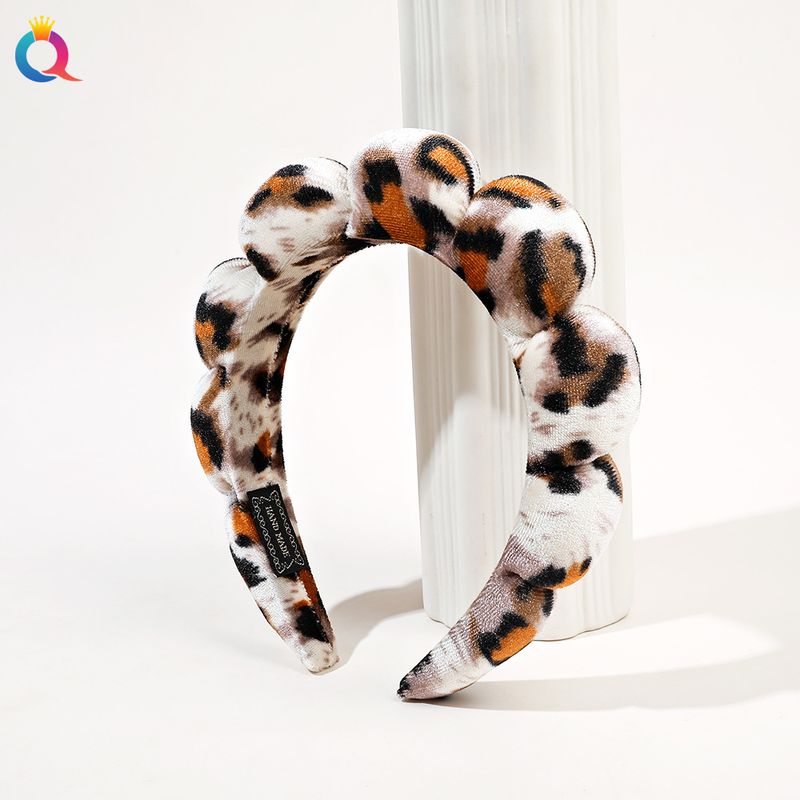 Fascia per capelli da spa - Fascia per capelli in spugna con morbida schiuma per chioma alta, trucco e cura della pelle_voghion.com