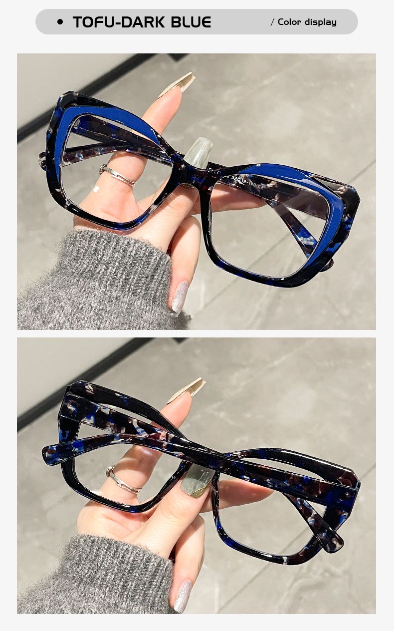 Fashion Tr90 Eyeglasses Women Anti Blue Light Computer Eyewear Ladies Stylish Designer Frames For Prescription Glasses 2024 New_voghion.com