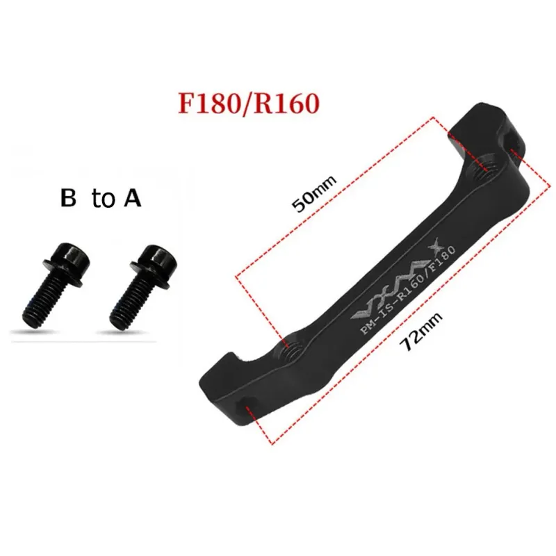 Vervang uw oude systeem met onze MTB-fiets schijfremklauwadapter postmontage voor 180/203 mm voor- en achterwiel_voghion.com