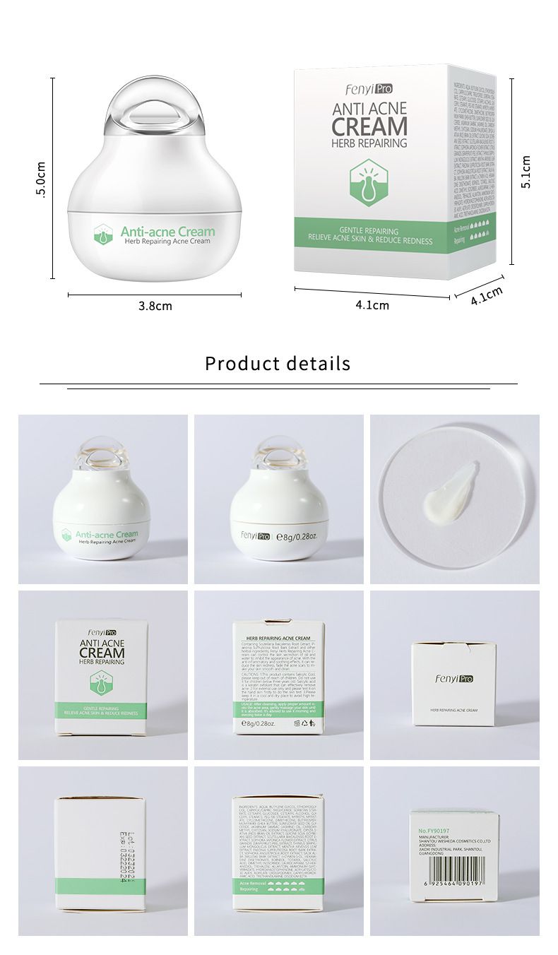 Fen Yi Pro Herbal Cream 8g Hydrating Moisturizing Soothing Skin_voghion.com