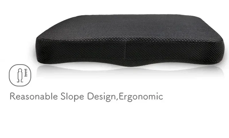 TailboneSciaticaBackPainReliefComfortOfficeChairCarSeatCushionNon-SlipOrthopedicMemoryFoamCoccyxCushion_voghion.com