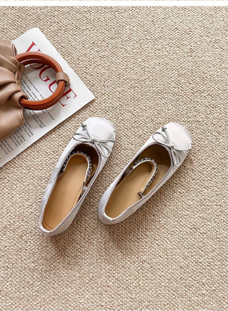 Pantofi de balet francezi Mary Jane, cu temperament feminin de vară, cu cap rotund și gura plată, cu temperament de zână blândă și vânt, Mary Jane franceză_voghion.com