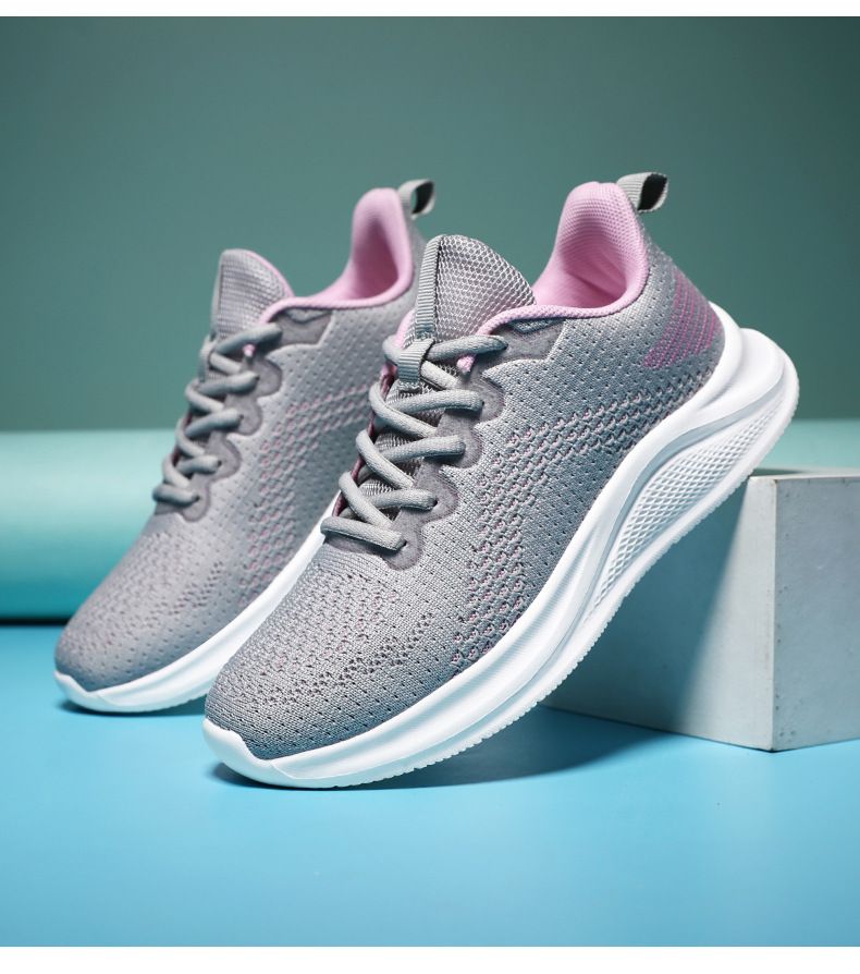 Studenti delle scuole medie speciali con corda per saltare, scarpe da corsa casual ultra leggere per donna, traspiranti, antiscivolo,_voghion.com