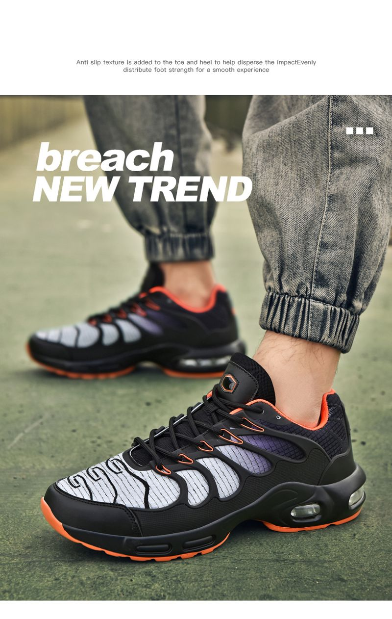 2025 Sneakers for Men Cushioned Breathable Walking Tenis Casual Black Male Running Platform Shoes_voghion.com