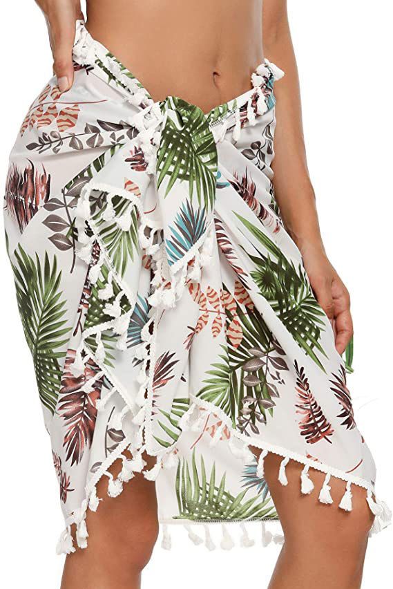 Women's Clothing Tassel Skirt Beach Apron Multiple Wearing Bikini Tassel Blouse_voghion.com