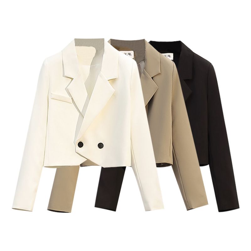 Women's Clothing Large spring and autumn high end suit jacket fat mm fashion short suit top autumn_voghion.com