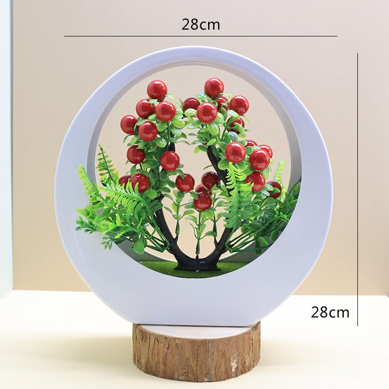 Wohnmöbel Simulation Grünpflanzen Kunststoff Kunstblumen kreative Bonsai Desktop Ornamente Blume Simulation Pflanzen_voghion.com