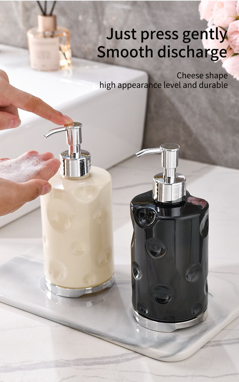 Vannitoatooted Lotion Bottle Hulgimüük Lihtne Creative Plastic Cheese Hotel Vannitoa kätepuhastusvahend dušigeeli šampoonipudel_voghion.com