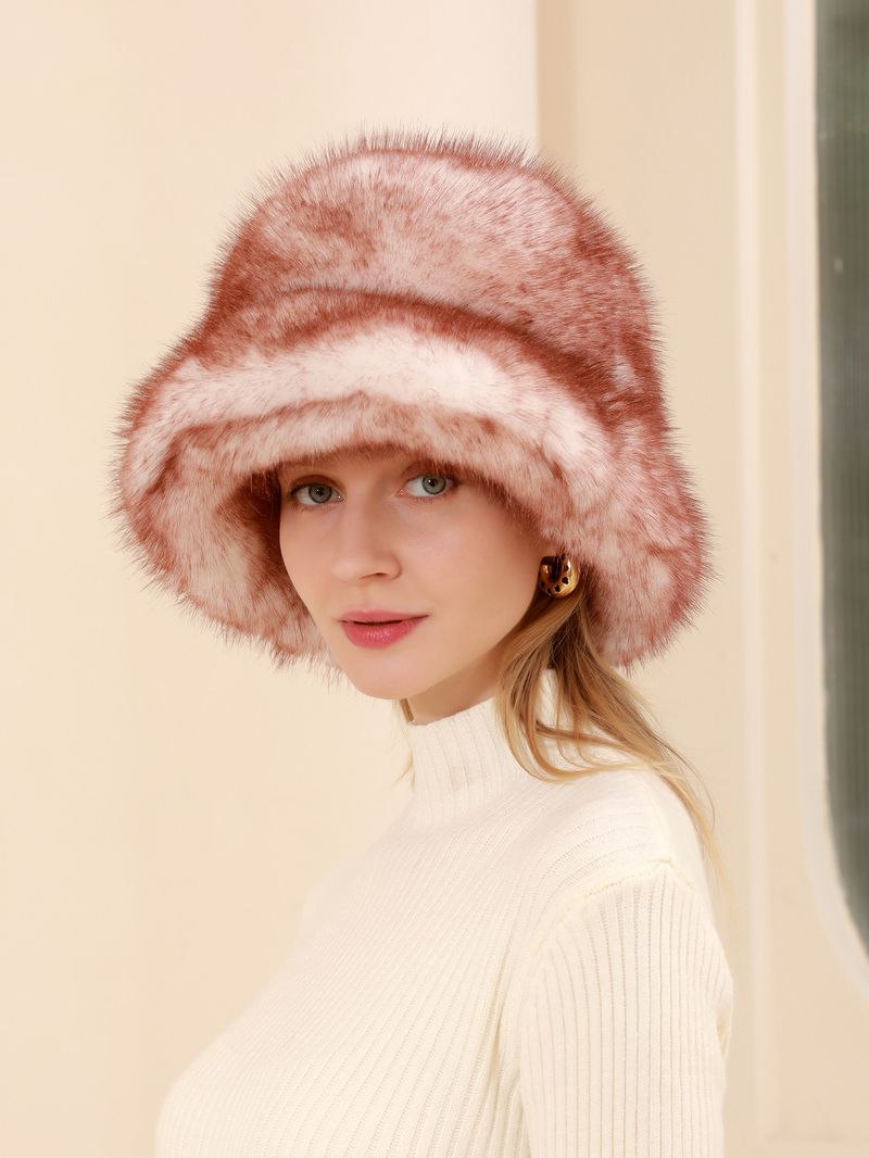 Cappello da pescatore antifreddo versatile per bambini, autunno inverno, spesso, in pelliccia di coniglio, antivento e caldo_voghion.com