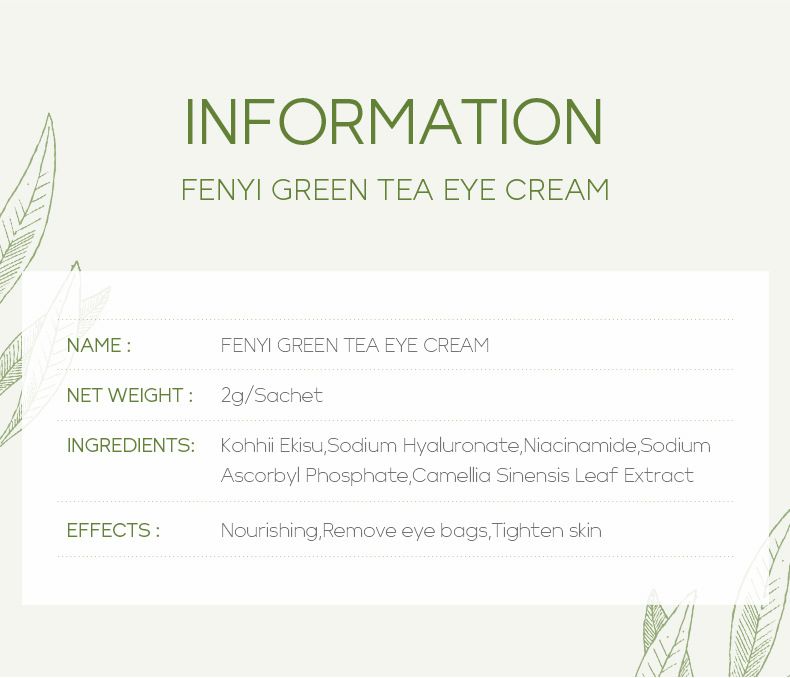 FENYI Grönt te 4 stycken hudvårdsprodukt Resestorlek Prov 1 stycke_voghion.com