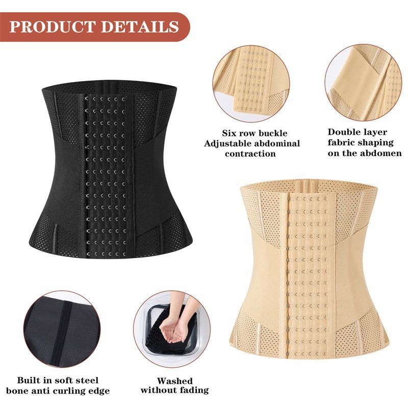 VoleFox Waist Trainer For Women High Waist Shaper Belt Strong Back Support Slimming Yoga Belt Large Size_voghion.com