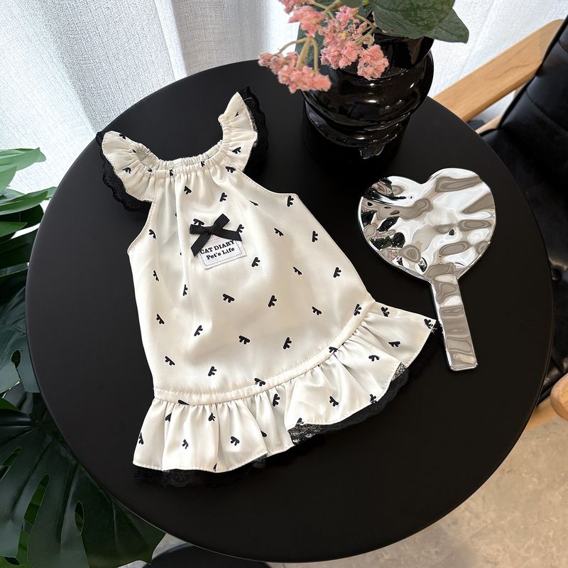 Niedlicher Sommer-Pyjama für Hunde und Katzen, Haustierkleid, geeignet für Yorkshire Terrier, Shih Tzu, Teddy, Pomeranian, Senior_voghion.com