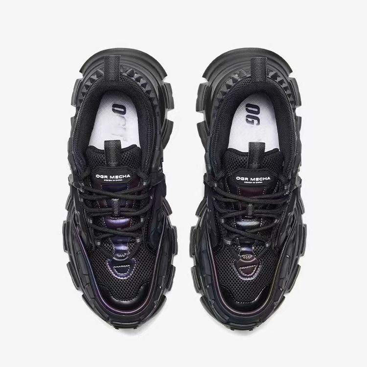 Neu Cosmic Carbon Blade Gleichen Stil Dad männer Mecha Sommer Atmungsaktive Mh Dicke Sohle Schwarz Höhe Zunehmende_voghion.com