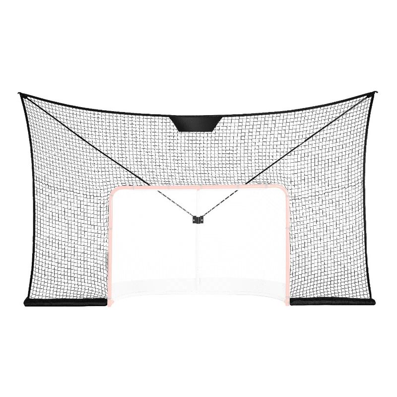 Hockey Net Street Hockey Sport Target 12x7FT Netting Outdoor Goal Backstop_voghion.com