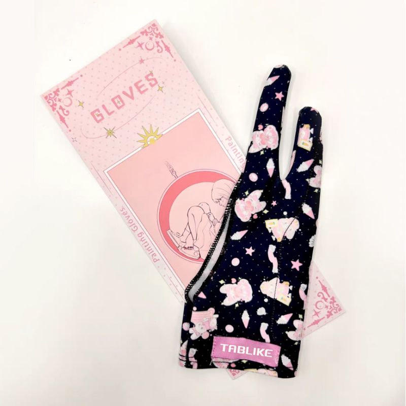 TABLIKE Colorful Drawing Glove Ipad, Tablet Painting, 3-layer Palm Protection Gloves For XP-PEN, WACOM, HUION, Digital_voghion.com